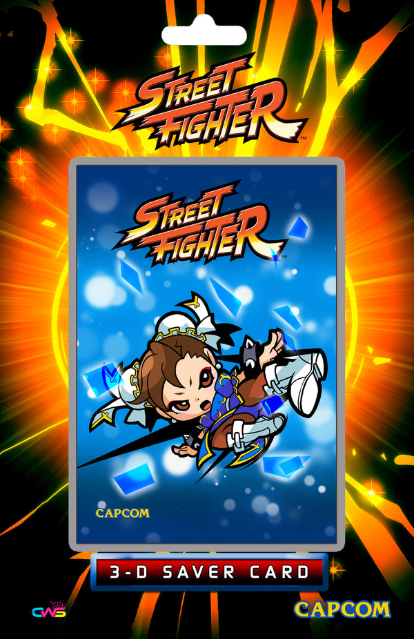 Street Fighter Chun Li 3D Saver Card