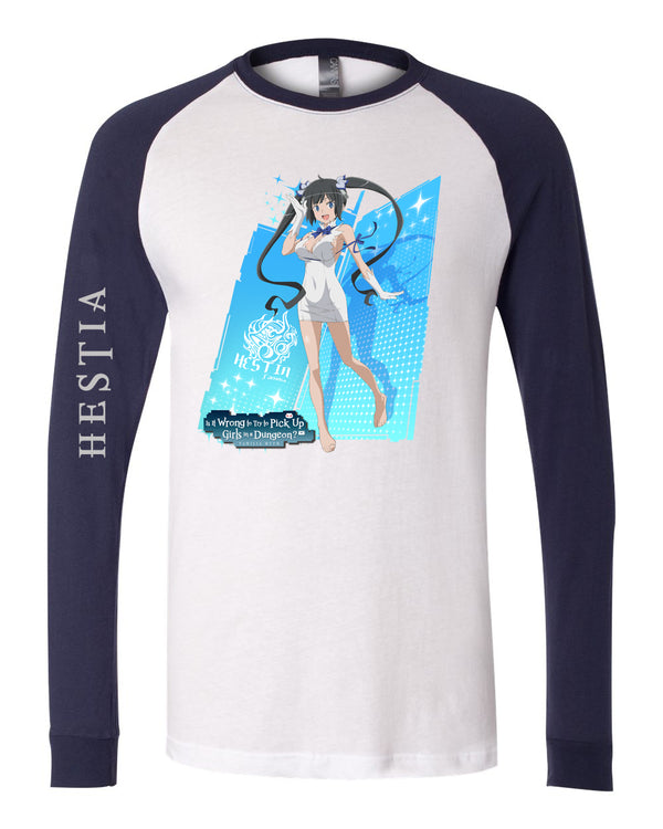 Is it Wrong to Try and Pick up Girls in a Dungeon  Hestia Long Sleeve