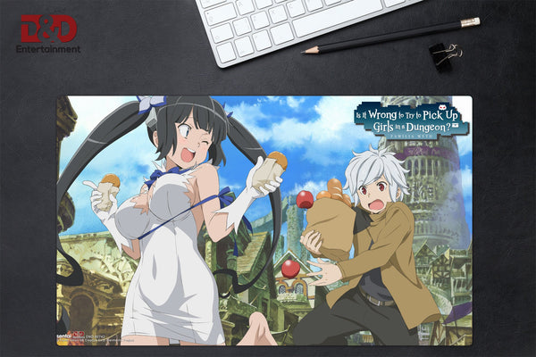 Is it Wrong to Try and Pick Up Girls in a Dungeon 01 Playmat