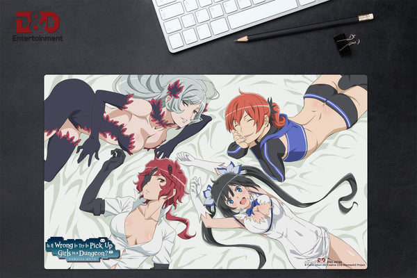 Is it Wrong to Try and Pick Up Girls in a Dungeon 03 Playmat
