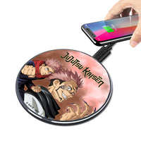 Jujutsu Kaisen Yuji and Sukana Wireless USB Charger