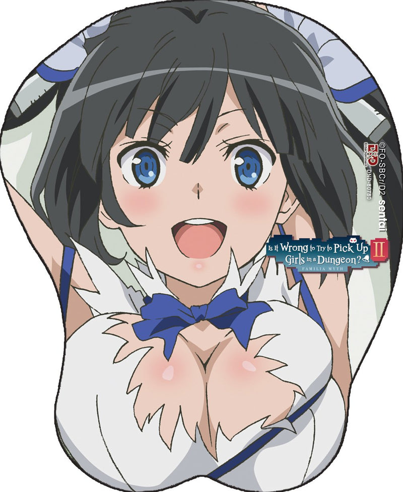 Is it Wrong to Try and Pick Up Girls in a Dungeon Breast Mousepad