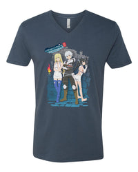 Is it Wrong to Try and Pick up Girls in a Dungeon 01 V-Neck T-Shirt
