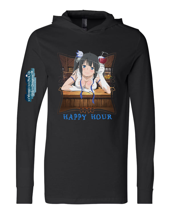 Is it Wrong to Try and Pick up Girls in a Dungeon  Hestia Hooded Long Sleeve