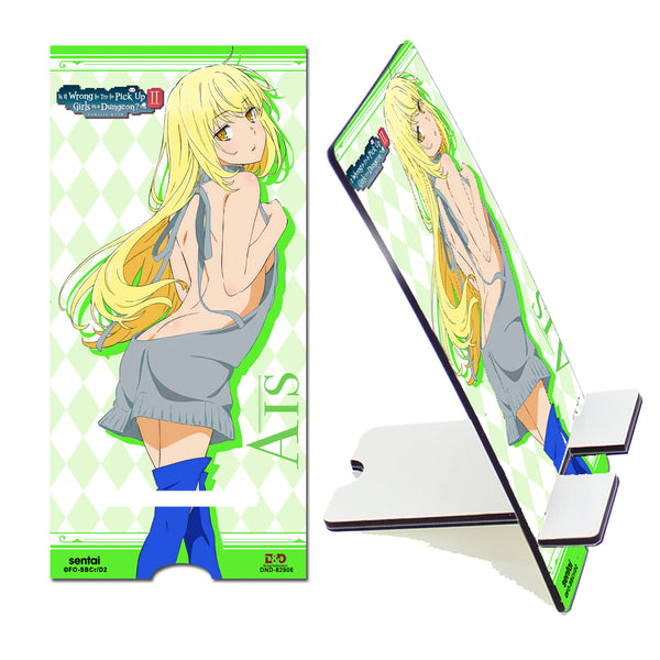 Is It Wrong to Try to Pick Up Girls in a Dungeon Ais Desk Mobile Phone Holder