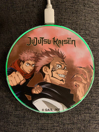 Jujutsu Kaisen Yuji and Sukana Wireless USB Charger
