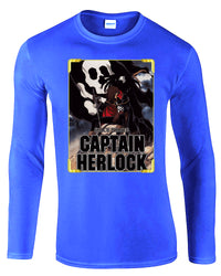 Captain Harlock Victory's End Long Sleeve T-Shirt