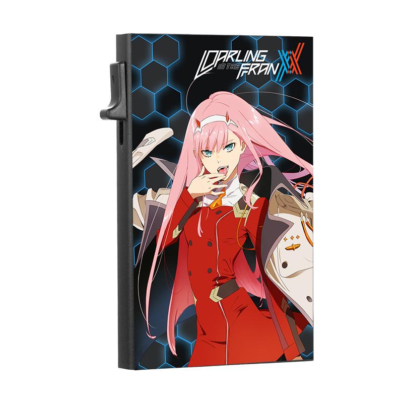 Zero Two Wallet Darling in the Franxx Zero Two Slim Wallet with Cash Strap/Air Tag Sup ...