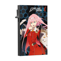 Darling in the Franxx Zero Two Slim Wallet with Cash Strap/Air Tag Support