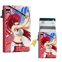 Fairy Tail Erza Slim Wallet with Cash Strap