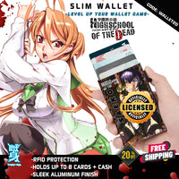 High School of the Dead Slim Wallet with Cash Strap Collection