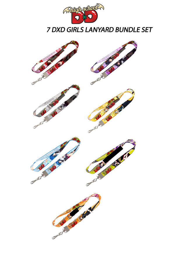 High School DxD 7 Girl Lanyard Set