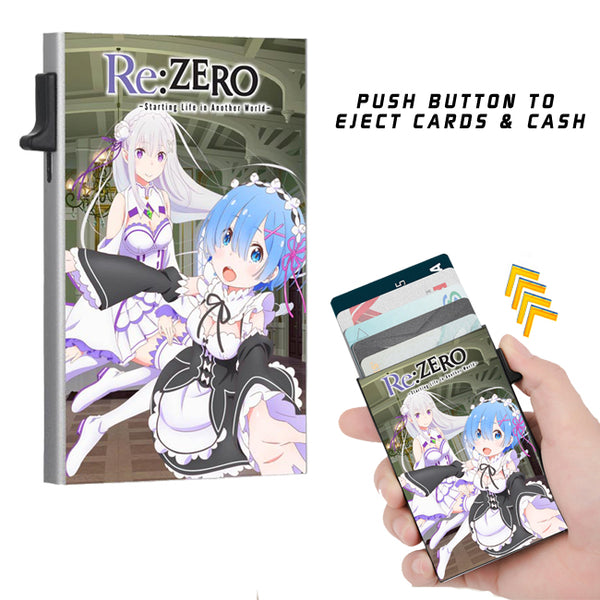 Re:Zero Slim Wallet with Cash Strap – Kenshin Shop