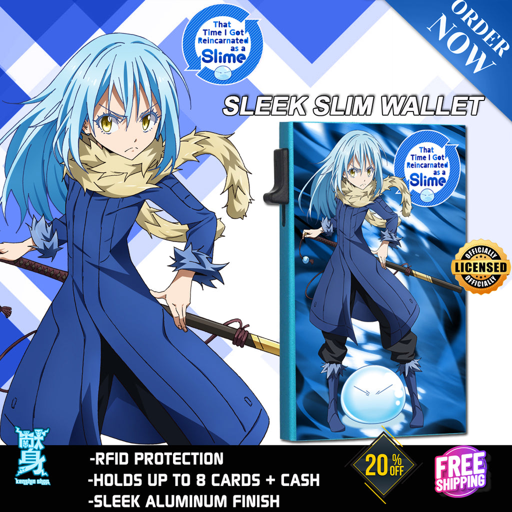 Geld Rimuru That Time I Got Reincarnated as a Slime Rimuru Slim Wallet with Cash S ...