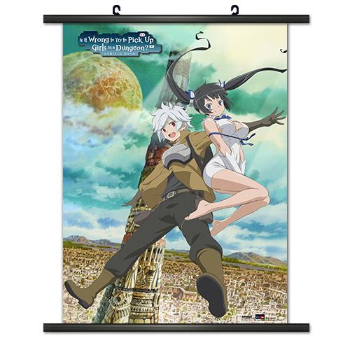 Is it Wrong to Try and Pick up Girls in a Dungeon 01 Wall Scroll