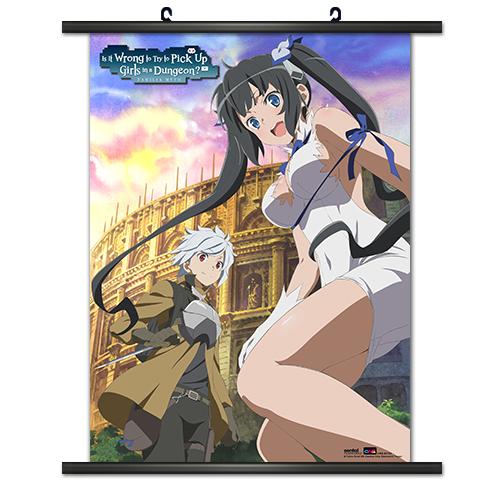 Is it Wrong to Try and Pick up Girls in a Dungeon 02 Wall Scroll