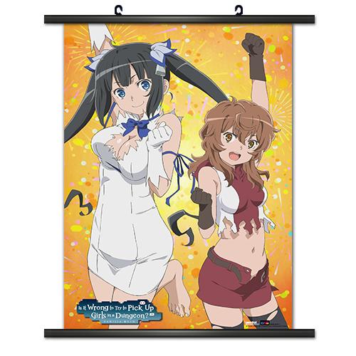 Is it Wrong to Try and Pick up Girls in a Dungeon 03 Wall Scroll