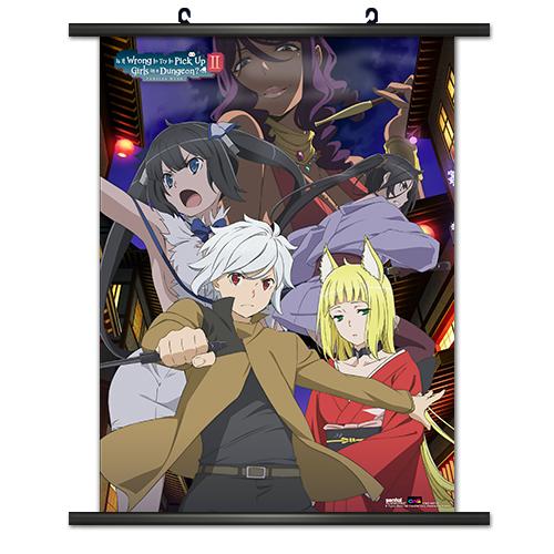 Is it Wrong to Try and Pick up Girls in a Dungeon 05 Wall Scroll