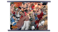 Street Fighter Group Battle Wall Scroll