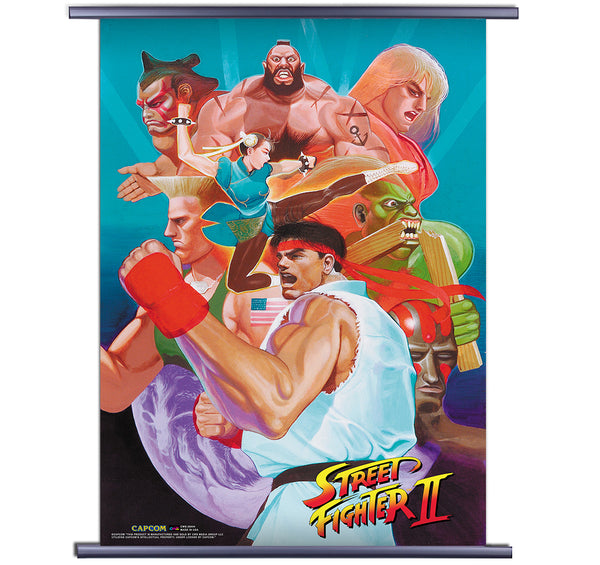 Street Fighter 2 World Warrior Wall Scroll