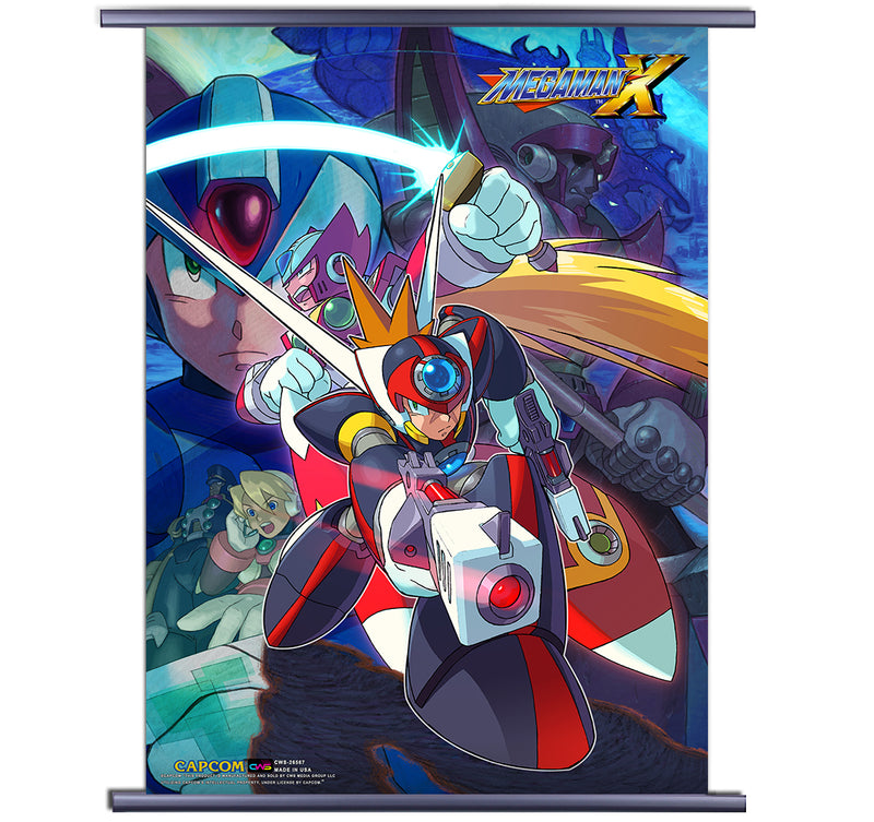 Mega Man X Clash Wall Scroll