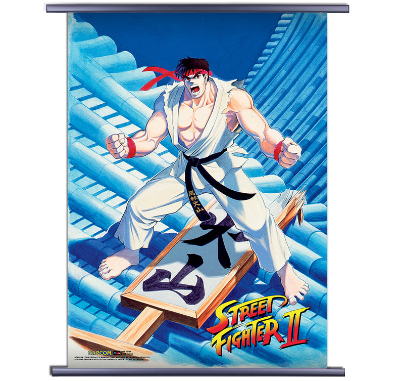 Street Fighter 2 Champion Edition Ryu Wall Scroll