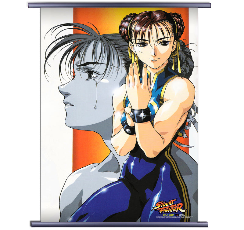 Street Fighter Alpha Chun Li Portrait Wall Scroll