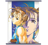 Street Fighter Alpha Chun Li Tears Wall Scroll