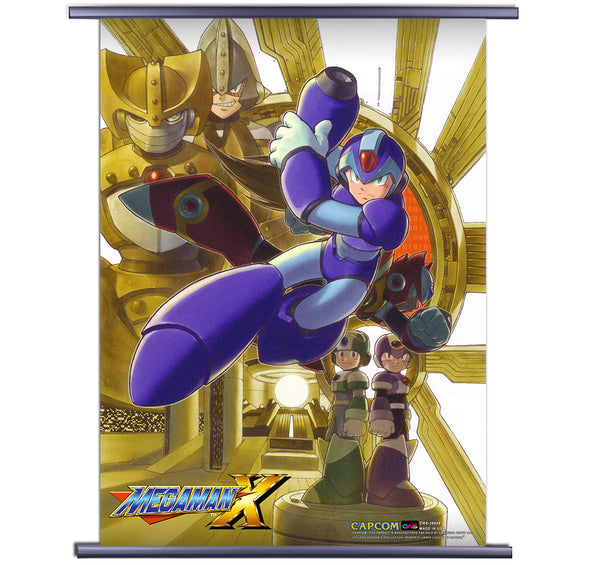 Mega Man X Dawn of the Robots Wall Scroll