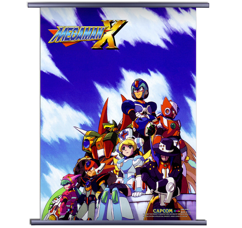 Mega Man X Victory's Reward Wall Scroll