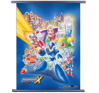 Mega Man X Retro Collage Wall Scroll