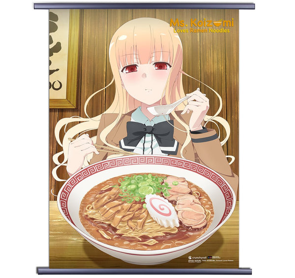 Ms. Koizumi Loves Ramen Noodles 02 Wall Scroll