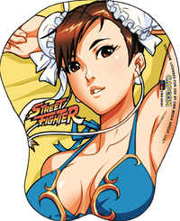 Street Fighter Chun Li Breast Mousepad