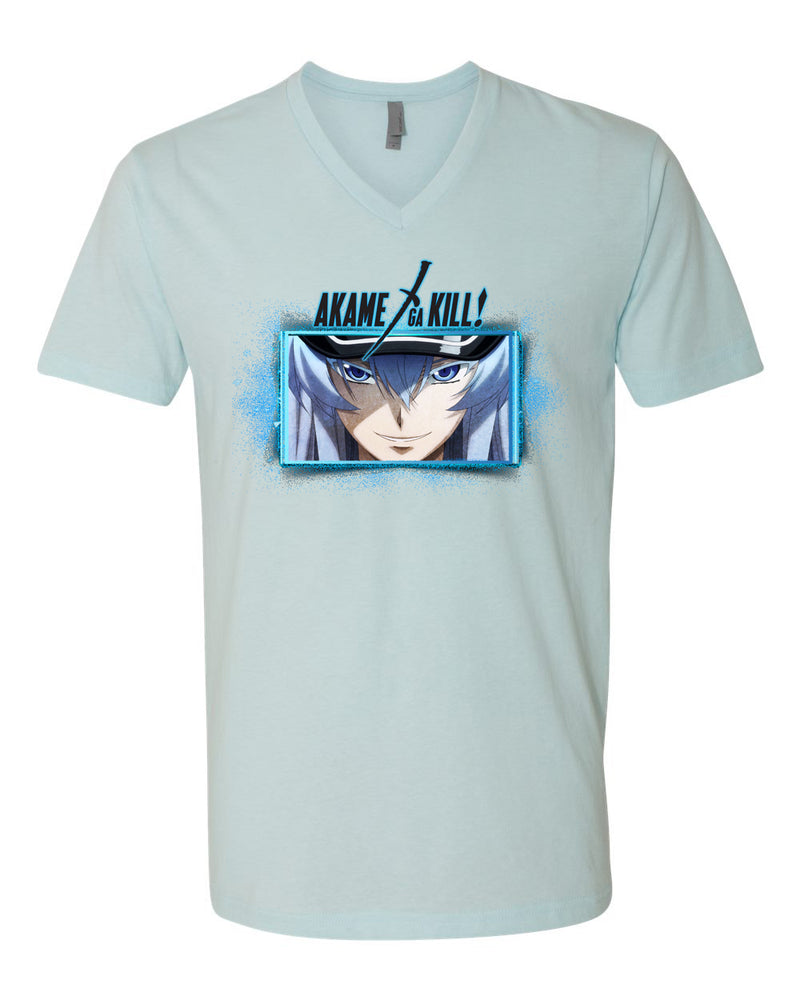 Akame ga Kill! Esdeath Queen of Ice V-Neck T-Shirt