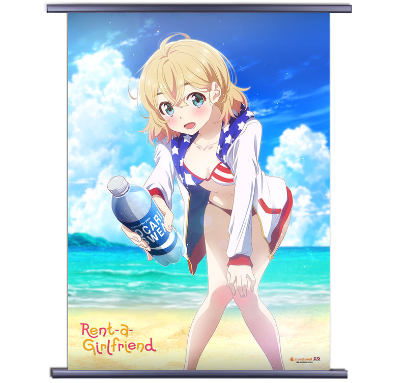 Rent a Girlfriend - Beach Time With Mami Wall Scroll