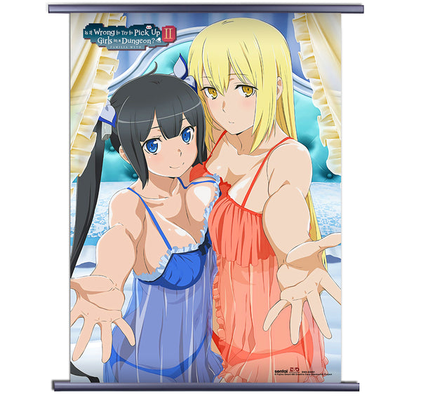 Is it Wrong to Try and Pick up Girls in a Dungeon 08 Wall Scroll