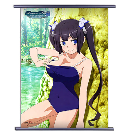 Is it Wrong to Try and Pick up Girls in a Dungeon 10 Wall Scroll