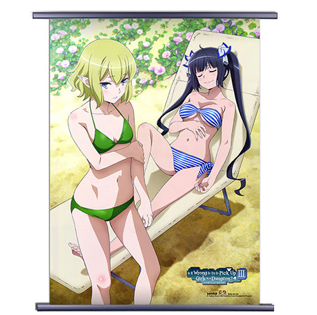 Is it Wrong to Try and Pick up Girls in a Dungeon 12 Wall Scroll